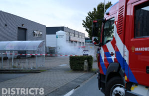 Afsluiter van vloeibare stikstof tank defect zorgt voor brandweer uitruk Naaldwijkseweg Wateringen