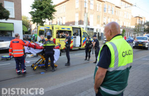 Fietser zwaargewond na val in tramrails Goudenregenstraat Den Haag