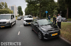 Flinke verkeersstremming door kop- staartbotsing Lozerlaan Den Haag