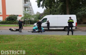 Scooterrijder gewond en aangehouden bij aanrijding Loevesteinlaan Den Haag