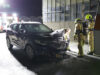 Bewoners blussen in brand gestoken auto Tuinbouwweg Leidschendam