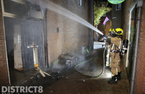 Scooterbrand slaat over naar opslagruimte Lange Geer Delft