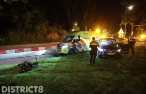Fietser op fatbike gewond bij aanrijding Ockenburghstraat Den Haag