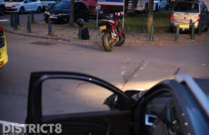 Twee gewonden bij ongeval tussen auto en motor Kerketuinenweg Den Haag