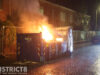 Opnieuw container in brand gestoken Dorpersdreef Den Haag