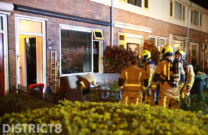 Vier gewonden na woningbrand door omgevallen kaars Geertruyt van Oostenstraat Delft