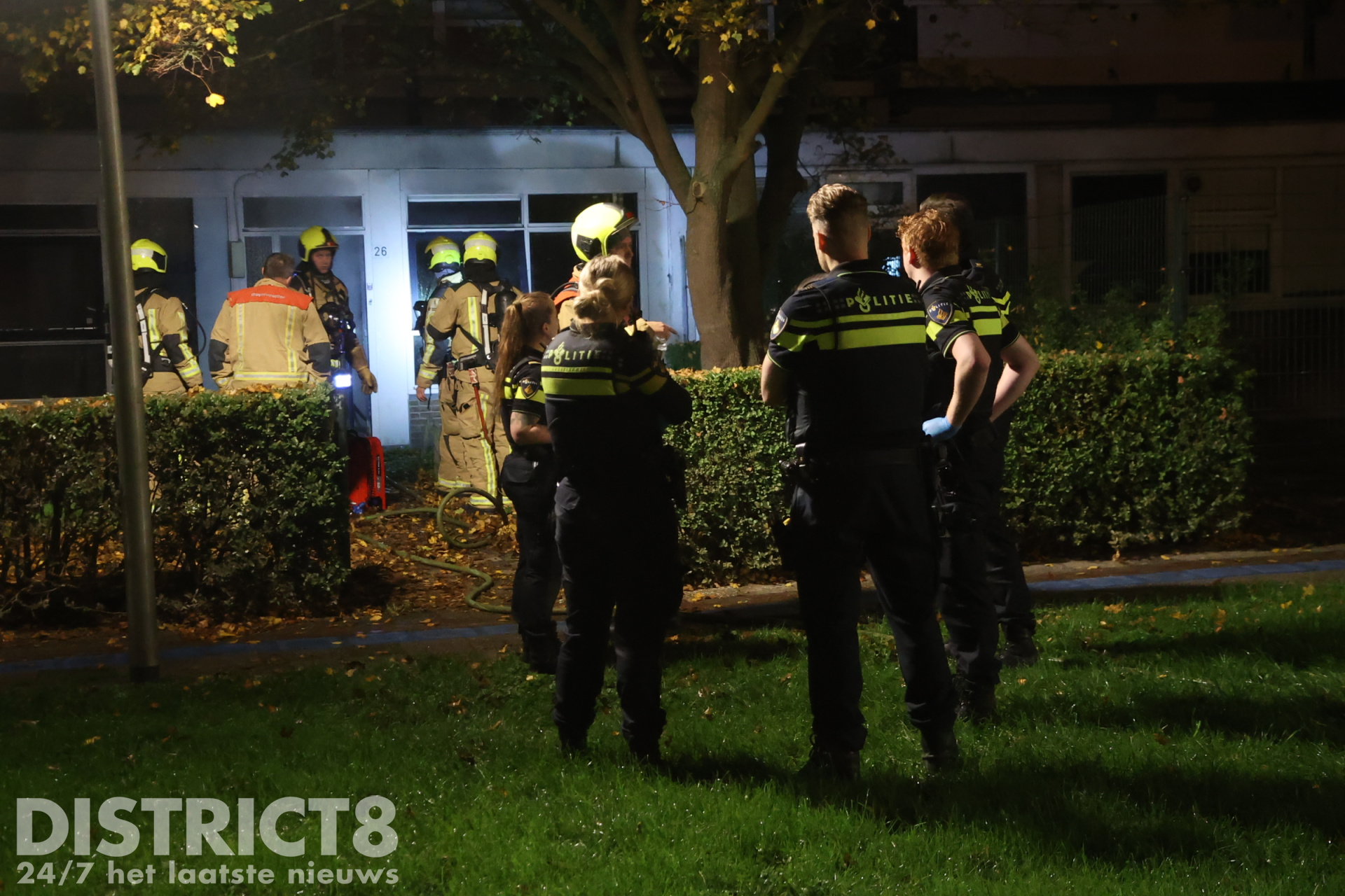 Bewoner raakt gewond na brand in woning Zonneoord Den Haag