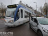 Tramverkeer gestremd na aanrijding met auto Laan van Meerdervoort Den Haag