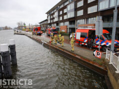 Massale brandweerinzet nadat magneetvisser scooter aantreft Schieweg Delft