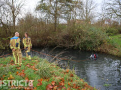 Brandweer rukt groots uit na melding persoon te water Hoogspanningspad Delft