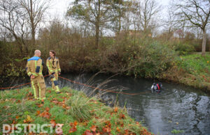 Brandweer rukt groots uit na melding persoon te water Hoogspanningspad Delft
