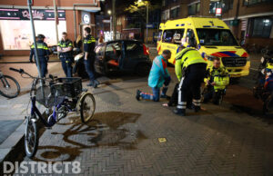 Fietser gewond na aanrijding met auto; bestuurder vlucht Jan Hendrikstraat Den Haag