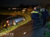Personenauto komt terecht in de sloot; bestuurder aangehouden Madeweg Monster