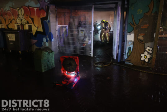 Man en hond bekogeld met zwaar vuurwerk; buurthuis in brand gestoken Dr. H.E. van Gelderlaan Den Haag