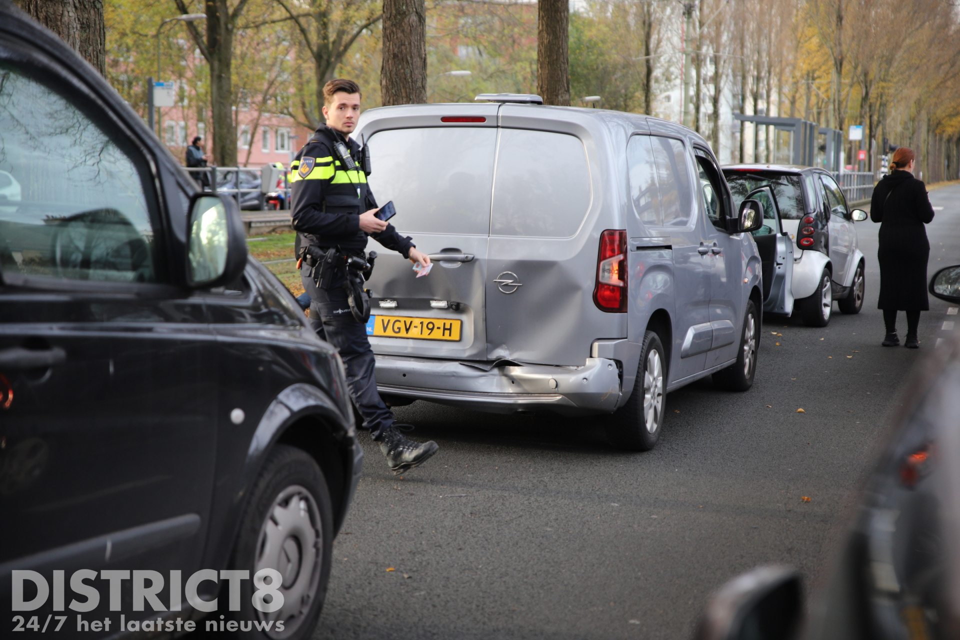 Meerdere bekeuringen uitgeschreven bij ongeval Meppelweg Den Haag