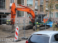 Brandweer stelt gaslekkage tijdens werkzaamheden veilig Medemblikstraat Den Haag