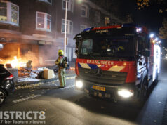In brand gestoken grofvuil veroorzaakt felle woningbrand Apeldoornselaan Den Haag