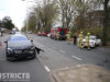 Gewonde en veel schade na aanrijding op kruising Erasmusweg Den Haag