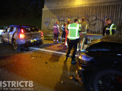 Veel schade na kop-staart aanrijding A4 Rijswijk