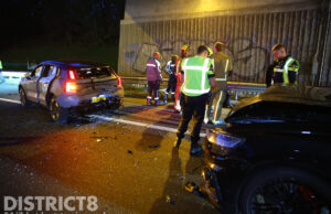Veel schade na kop-staart aanrijding A4 Rijswijk