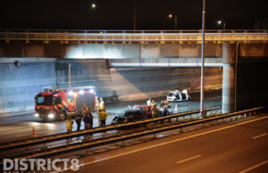Veel schade en snelweg dicht na ongeval A4 Schipluiden