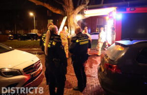 Politie ontdekt brandende boom aan de Raaphorstlaan Den Haag