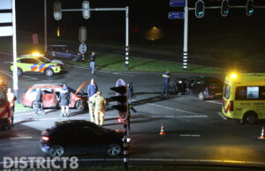 Meerdere gewonden bij zware aanrijding Laan van Delfvliet Rijswijk
