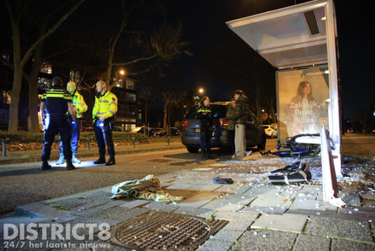 Fietser gelanceerd door bushokje na aanrijding Sir Winston Churchilllaan Rijswijk
