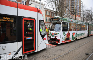 Acht gewonden bij ongeval met trams Spui Den Haag