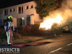 Opnieuw brand gesticht in afzetcontainer Multatuliweg Delft