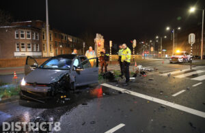 Ravage na eenzijdig ongeval: bestuurder vlucht maar wordt aangehouden Buitenom Den Haag