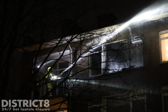 Veel rookontwikkeling en forse schade na uitslaande brand Mr D. Fockstraat Rijswijk