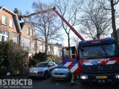 Schoorsteenbrand zorgt voor flinke rook Frederiklaan Rijswijk