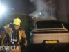 Elektrische Porsche in brand tijdens het opladen George Seferislaan Den Haag