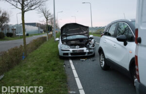 Flinke schade en gewonden bij kettingbotsing Koningin Julianaweg ‘s-Gravenzande
