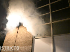 Veel rook bij brand in school Zuidlarenstraat Den Haag