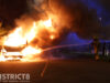 Geparkeerd busje zwaar beschadigd na nachtelijke brand Kraayensteinlaan Den Haag