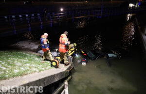 Hulpdiensten massaal in actie nadat auto te water raakt Groeneweg ‘s-Gravenzande