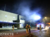 Veel rookontwikkeling na brandstichting in oud TU Delft pand Julianalaan Delft