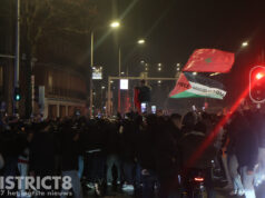 Onrust na winst Marokko Afrika cup; Politie voert charges uit Vaillantlaan Den Haag