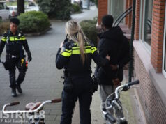 Aanhouding na zoekactie met politiehelikopter na fietsendiefstal Albardastraat Den Haag