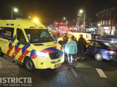 Flinke schade na botsing tussen personenauto en bestelauto Zuiderparklaan Den Haag