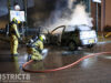 Rijdende auto volledig verwoest door brand Asvest Delft