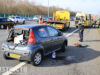 File na kop-staart aanrijding tussen twee voertuigen A13 Delft
