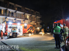 Flat deels ontruimd na brand in woning Du Meelaan Zoetermeer