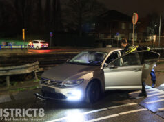 Gestolen auto met gestolen kentekenplaten crasht: bestuurder op de vlucht Delfgauwseweg Delft