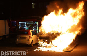 Bestelbus in brand gestoken Sylvain Poonsstraat Den Haag