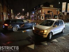 Twee gewonden bij aanrijding met taxi Damlaan Leidschendam