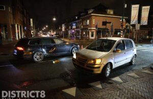 Twee gewonden bij aanrijding met taxi Damlaan Leidschendam