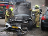 Geparkeerde auto flink beschadigd na brand Beresteinlaan Den Haag